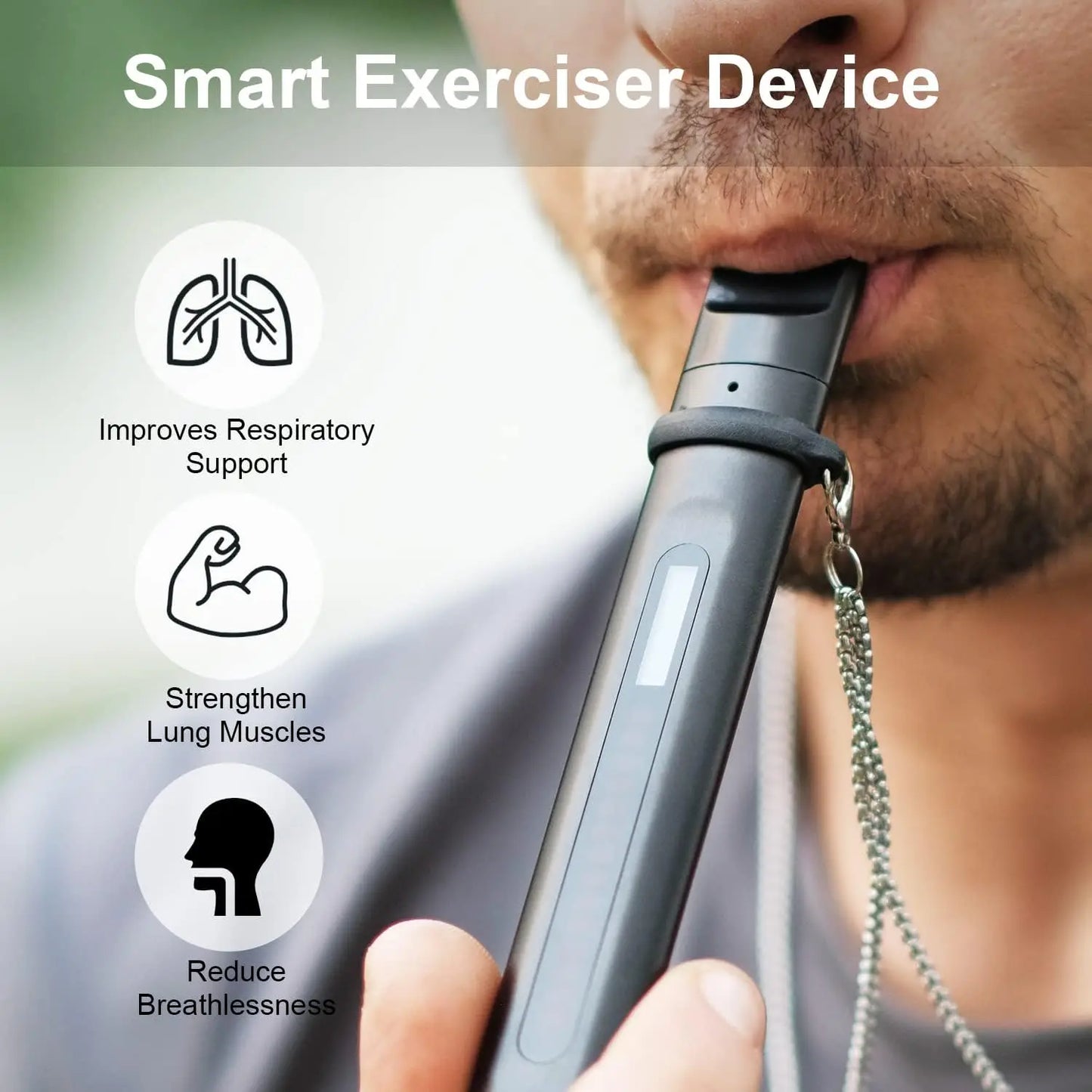 Breathing Training Device, Respiratory Muscle Training for Better Breathe