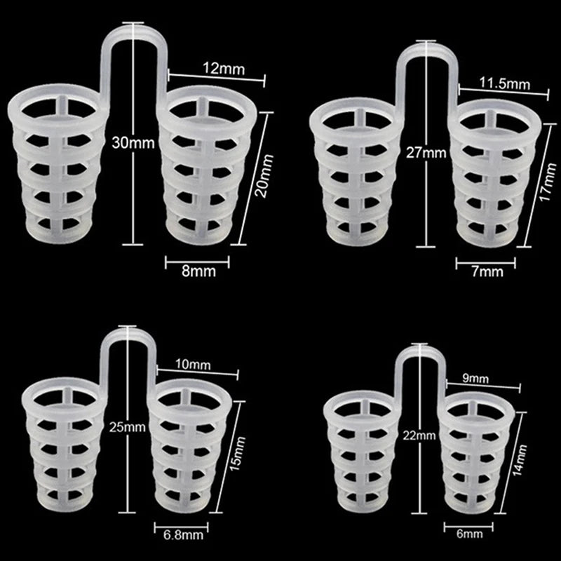 Anti Snoring Breathe Easy Sleep Nose Clip Snore Stopper Aid Nasal Dilators Device