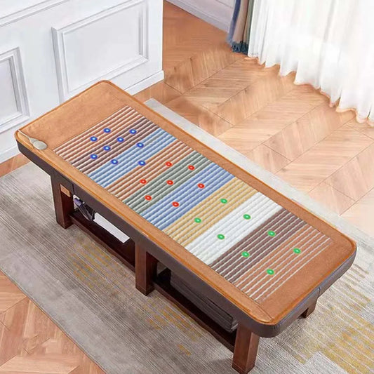 Crystal Massage Mat Pulsed Magnetic Fields Negative Ion Far Infrared Heating Pad